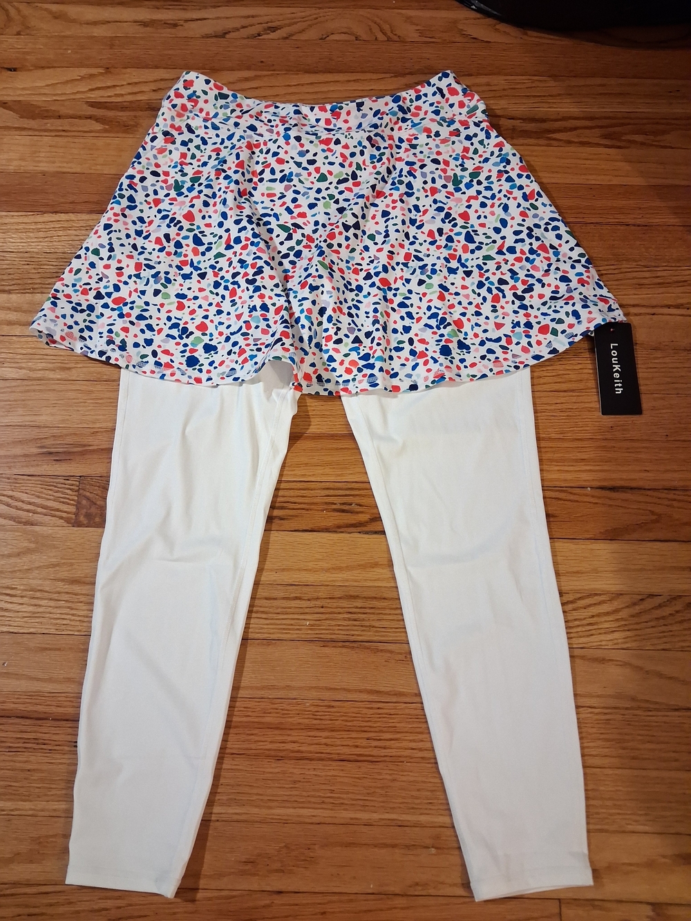 LouKeith Tennis Skirted Leggings For Women